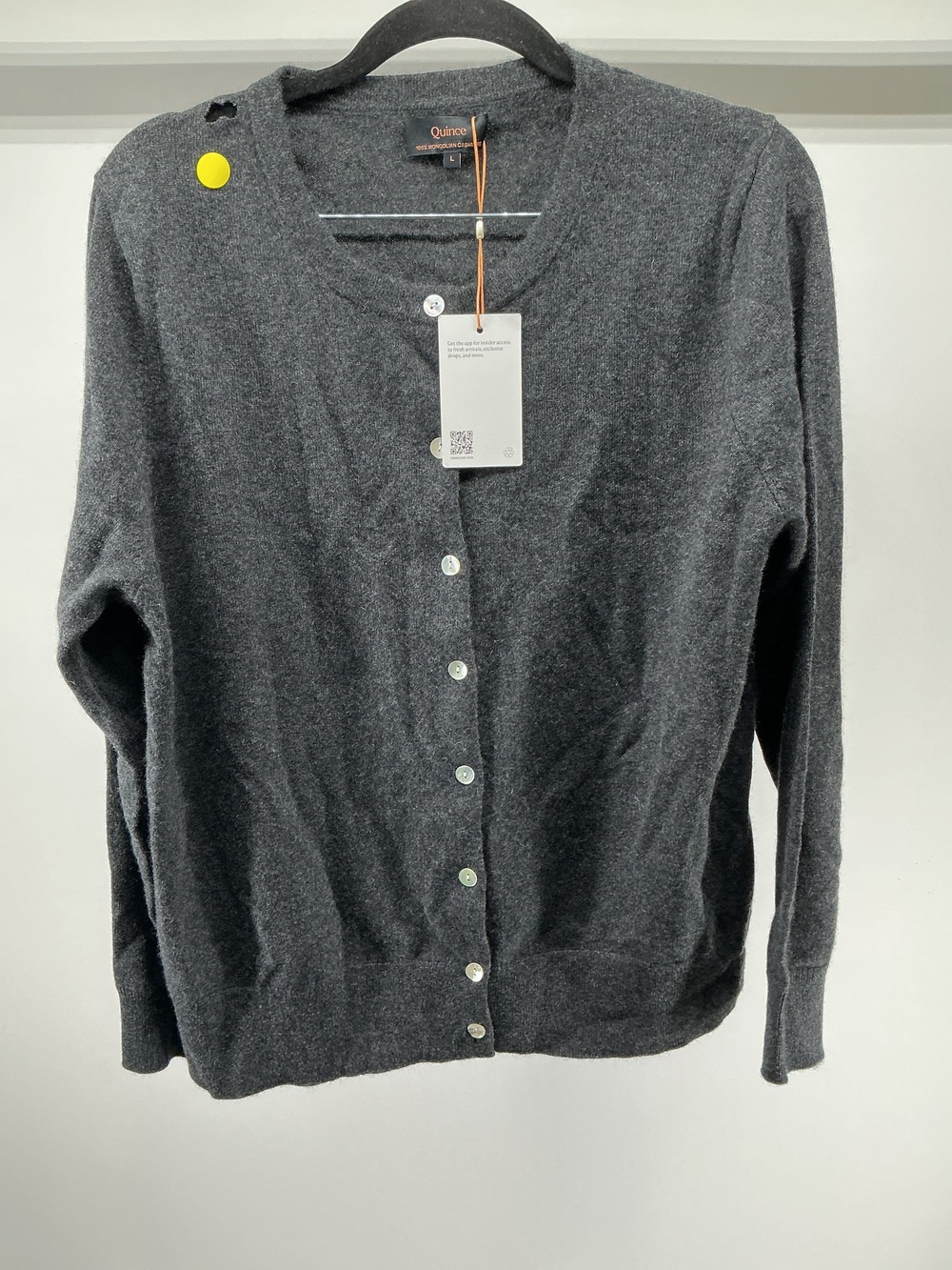 Mongolian Cashmere Cardigan Sweater
